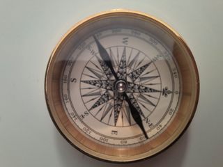 Bussola scocca in metallo Virginia outdoor In buon