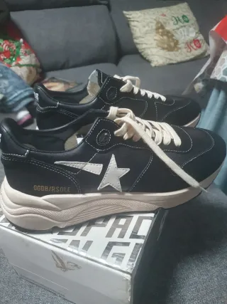 Zapatillas Golden Goose Lujo Beige/Negro