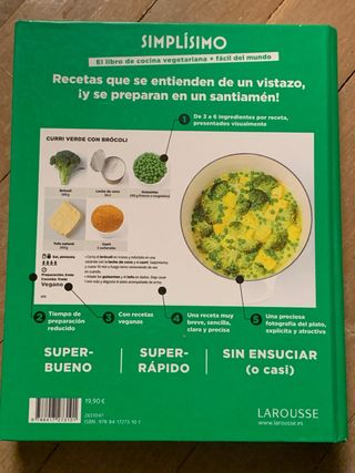 Simplísimo. El libro de cocina vegetariana + fá...