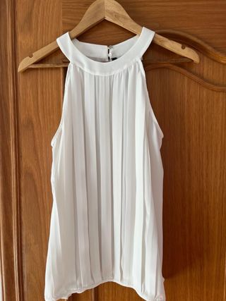 Blusa blanca Zara