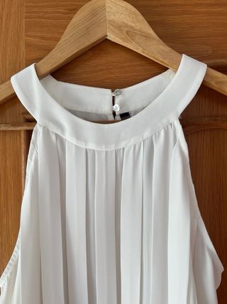 Blusa blanca Zara