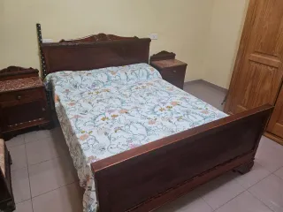 Dormitorio vintage rosa