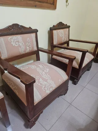 Dormitorio vintage rosa