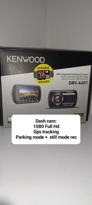 Dashcam Kenwood nueva