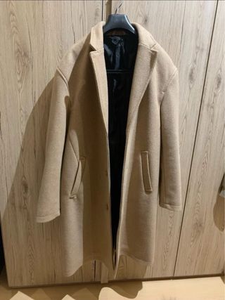 Chaqueta de paño hombre beige