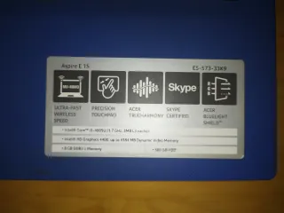 Portátil Acer Aspire E15 Negro