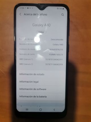 Cellulare Galaxy A40