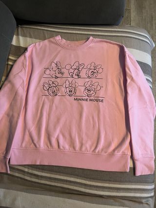 Sudadera rosa Minnie Mouse