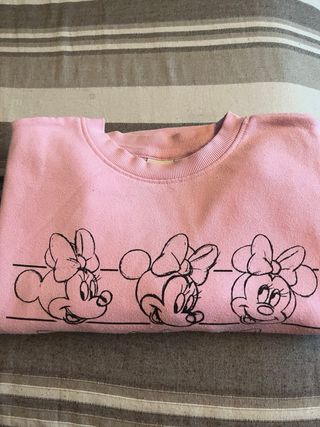 Sudadera rosa Minnie Mouse