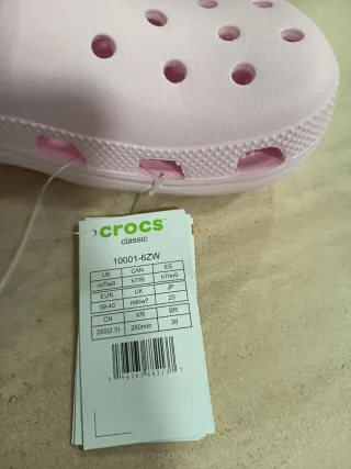 Crocs Classic Clog Rosas Talla 39-40