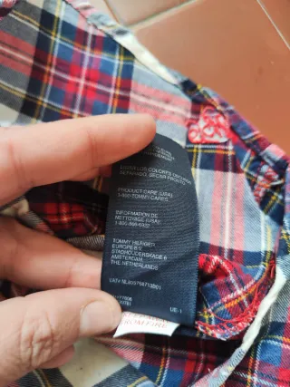 Tommy Hilfiger camicia vestito Donna Tg 16 XL