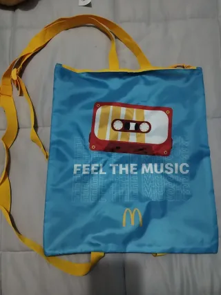Mochila McDonald's Azul y Amarilla