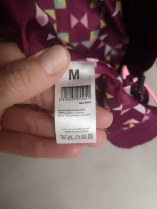 Cortavientos mujer Boriken morado y rosa