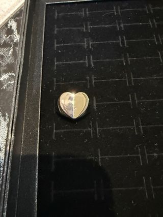 Anillo Sello Corazón Plata