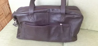 Bolsa de viaje de piel vacuno