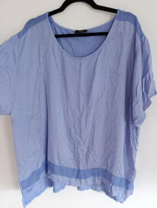 Blusa azul celeste talla XXL