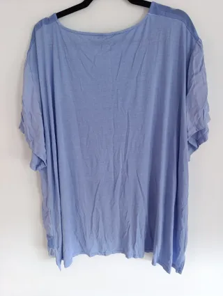 Blusa azul celeste talla XXL