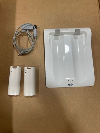 Cargador Doble Mandos Wii + Baterías