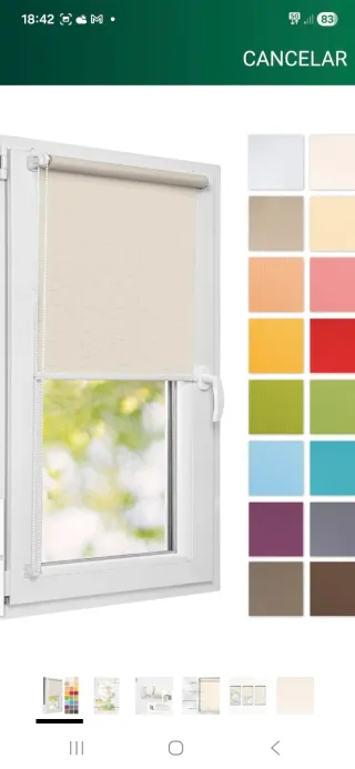 Tenda a rullo semitrasparente grigio/antracite