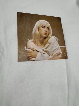 Sudadera Blanca Billie Eilish Happier Than Ever