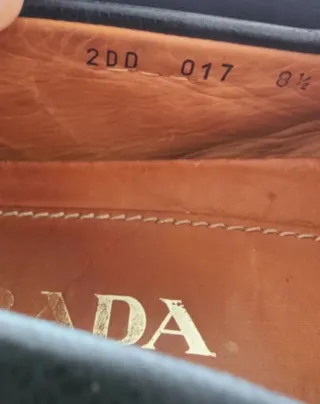 Mocasines Prada Azul Talla 42