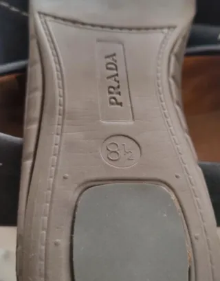 Mocasines Prada Azul Talla 42