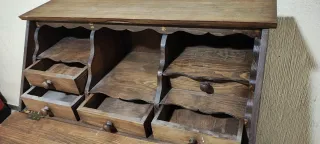 Escritorio boureau de madera antiguo