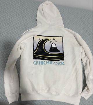 Sudadera Quiksilver Blanca Talla M