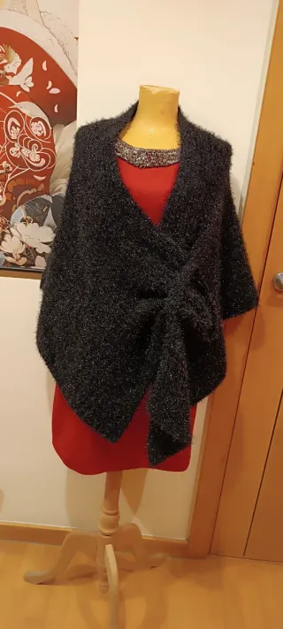 Vestido rojo con pedrería