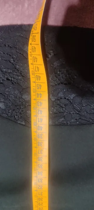 Gonna nera con pizzi laterali nuova