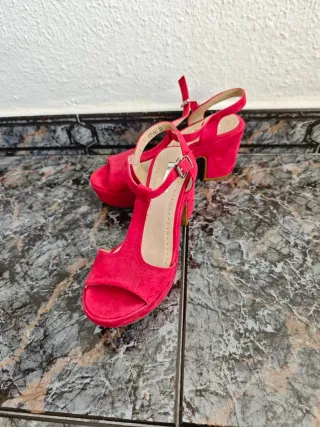 Sandalias tacón talla 37