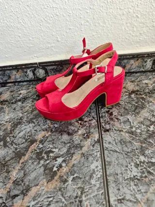 Sandalias tacón talla 37