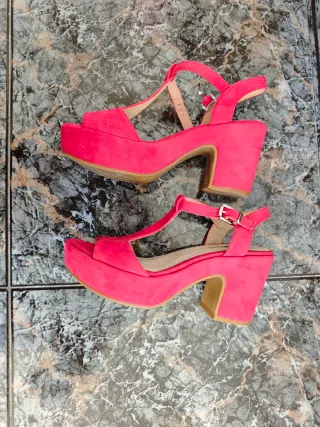 Sandalias tacón talla 37