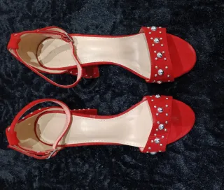 Lote de 2 pares Sandalias Rojas y negras