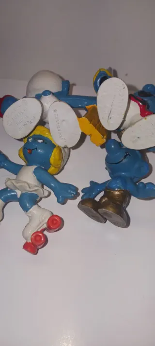 Set 5 Puffi Peyo da Collezione