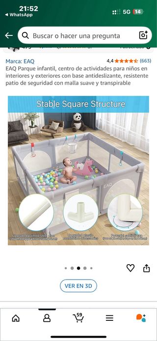 Parco giochi 150x150 cm