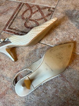 Zapatos Angel Alarcón Beige Vintage