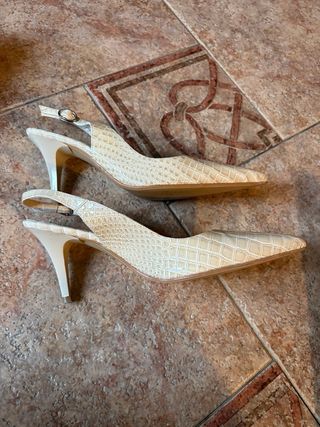 Zapatos Angel Alarcón Beige Vintage