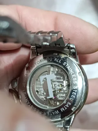 Reloj POTENS Plata y Blanco