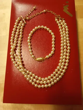 Conjunto Perlas Mallorca Collar y Pulsera