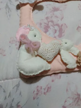 Ghirlanda fuori porta in pannolenci