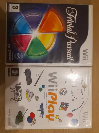 Juegos Wii Trivial Pursuit y Wii Play