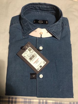 Camisa vaquera MNG Slim Fit nueva