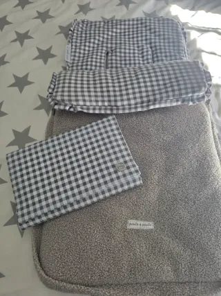 Saco, cambiador y bolsa carro