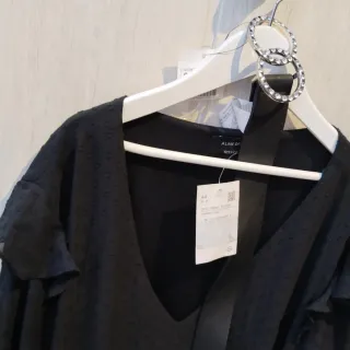 Vestido gasa con topos t.42