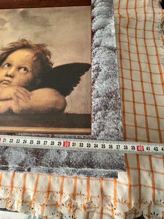 Cuadro Querubín Madera