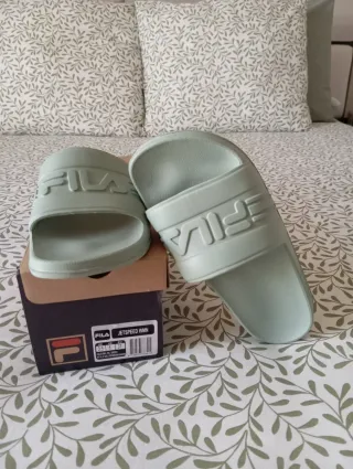 Chanclas Fila JetSpeed Talla 37 Verde clarito.