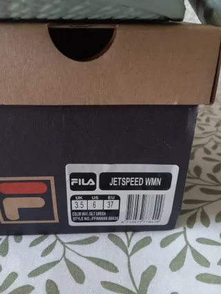 Chanclas Fila JetSpeed Talla 37 Verde clarito.