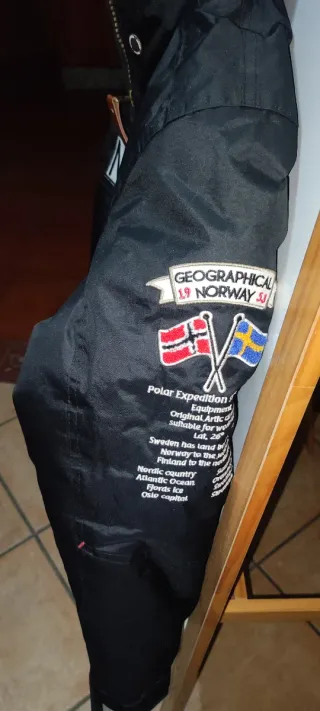 Chaqueta Geographical Norway Negra
