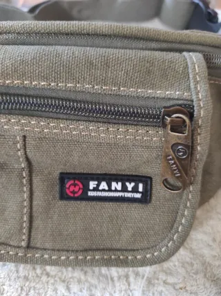 Riñonera Fanyi Lona Verde camuflaje